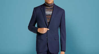 Pronto Uomo Modern Fit Birdseye Suit